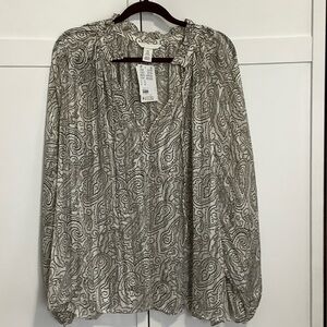 H&M Paisley Print Women's Top